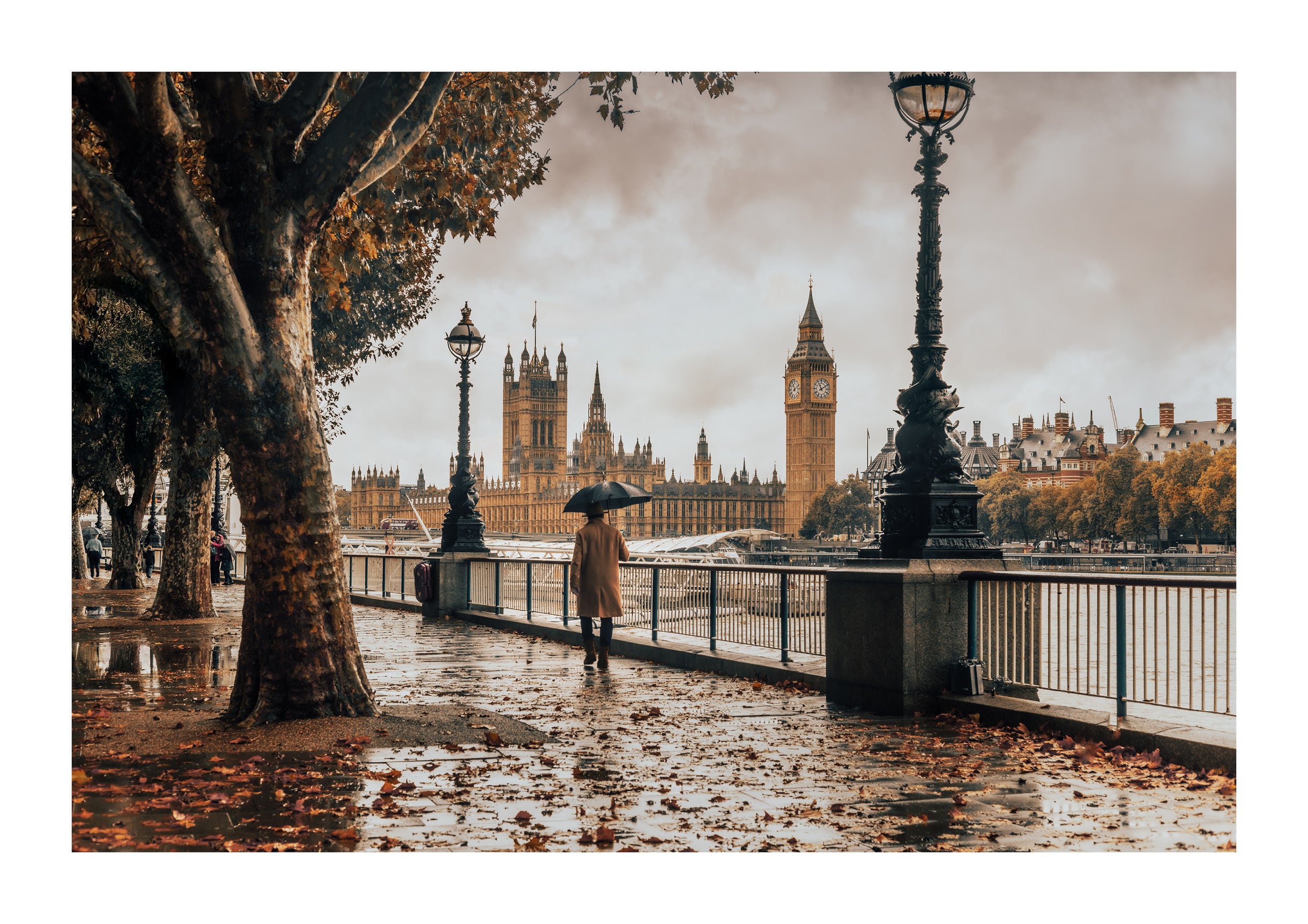 Rainstorm over the Thames