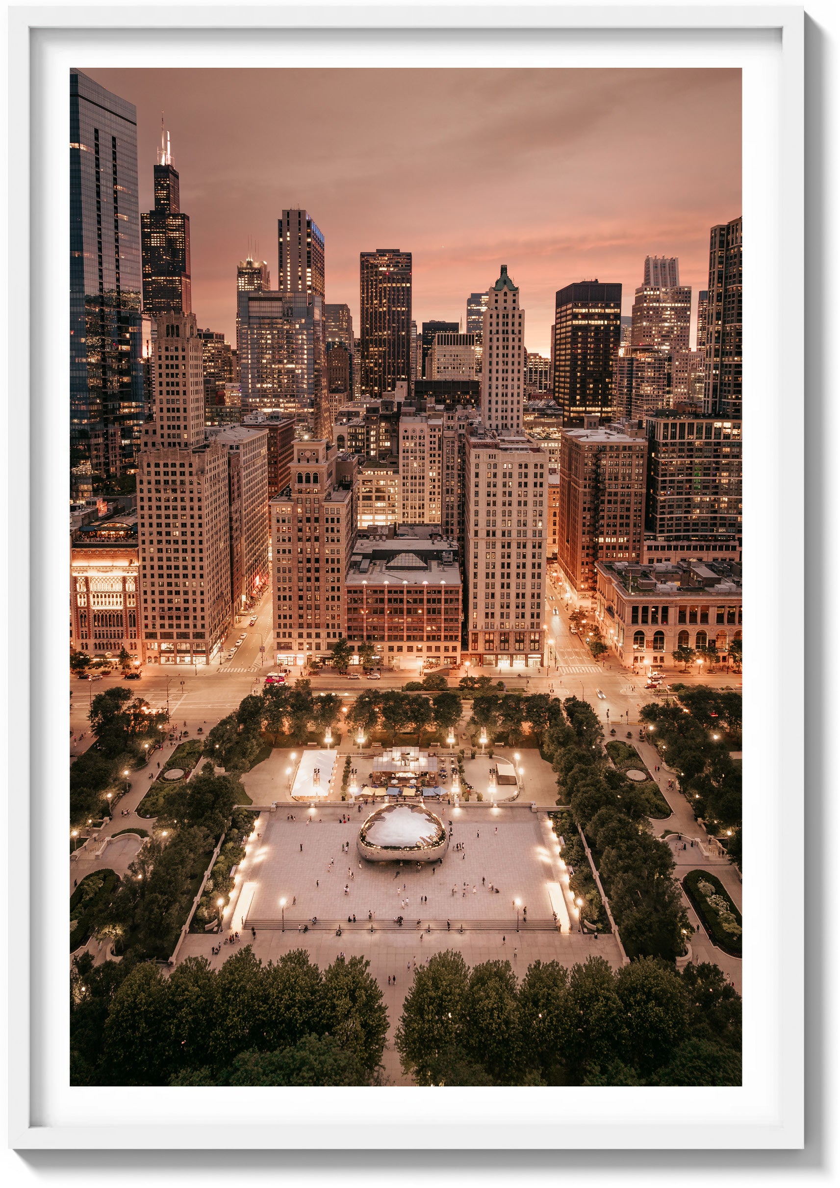 Sunset Over Millenium Park