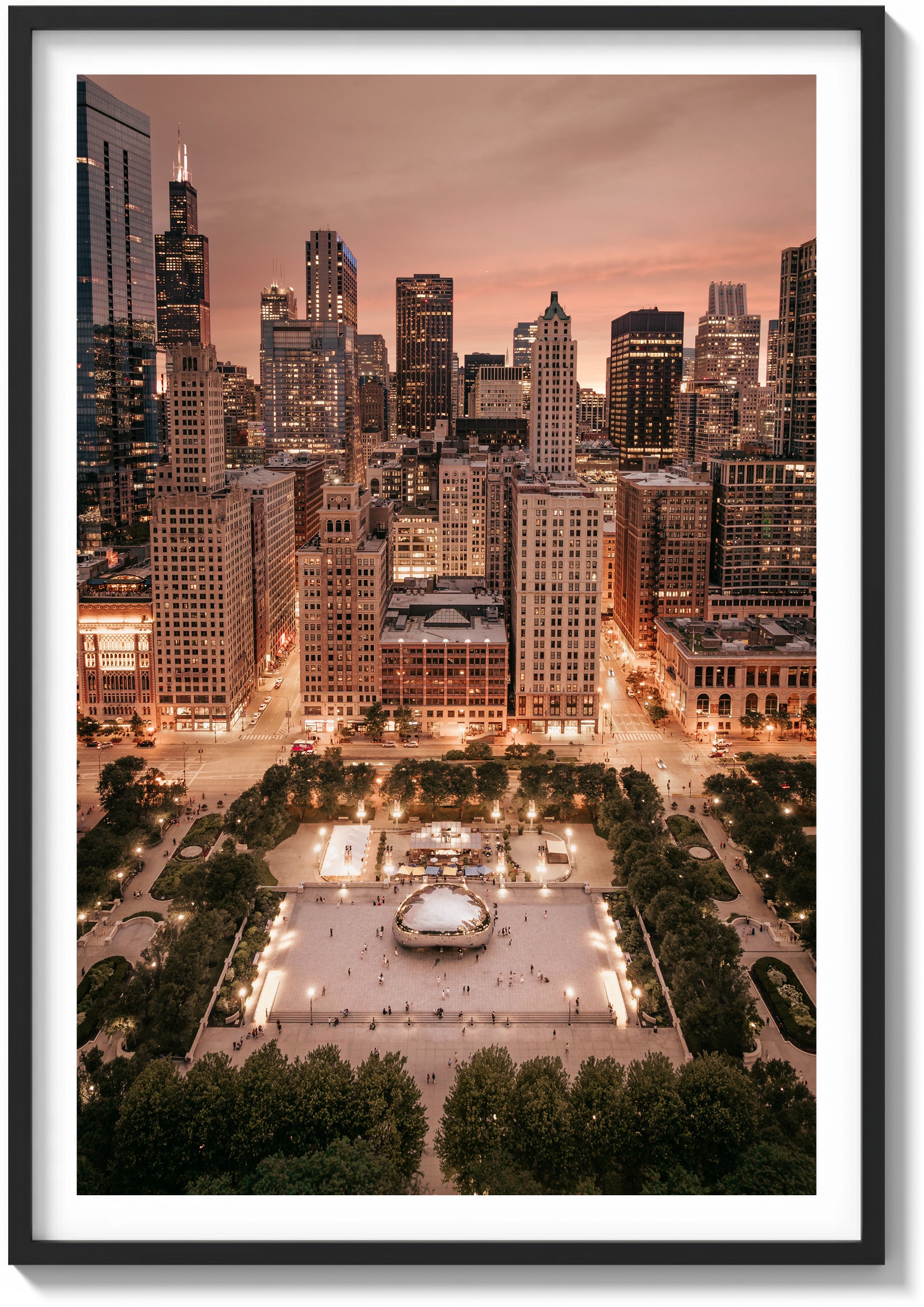 Sunset Over Millenium Park