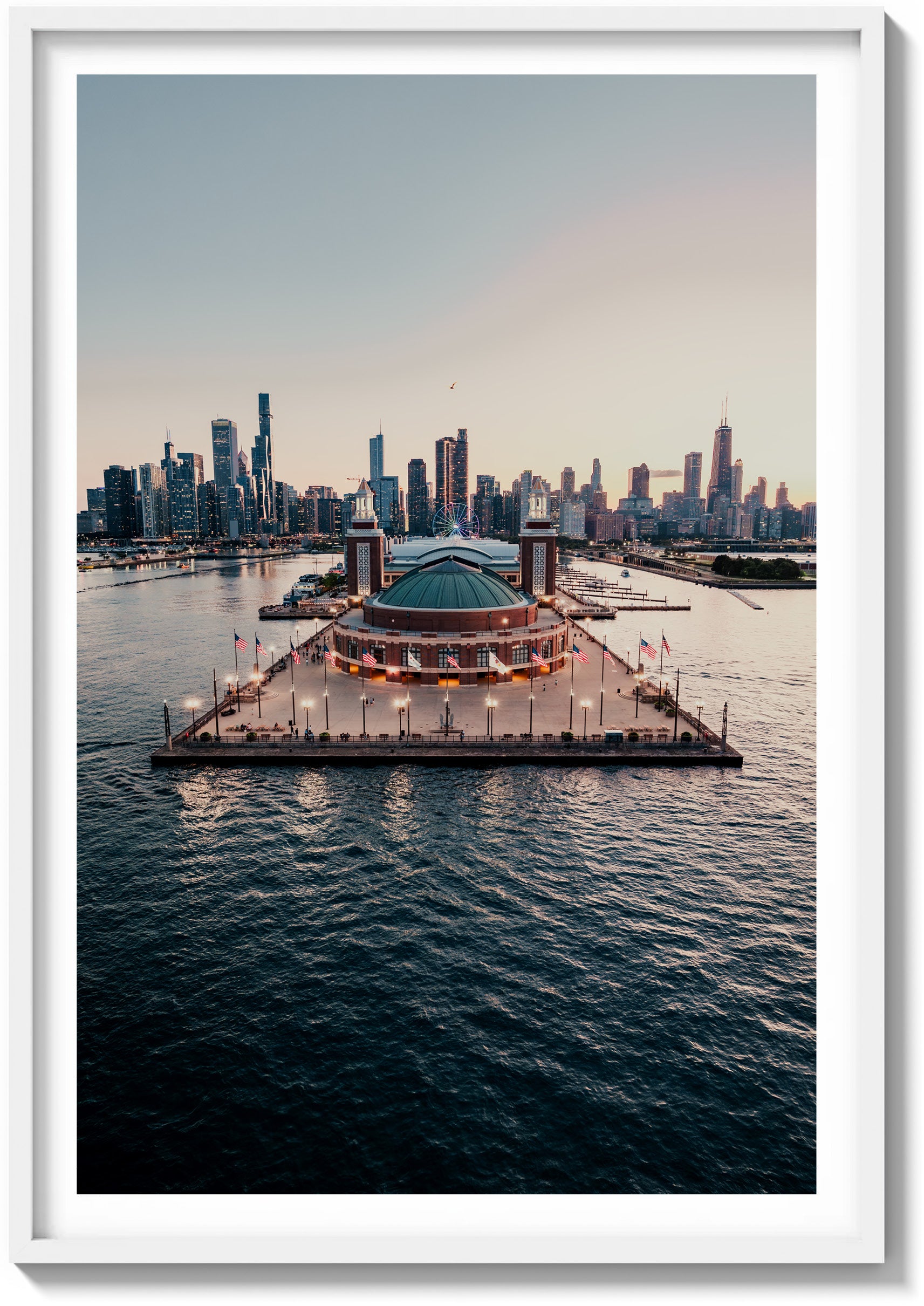 Dusk at the Navy Pier