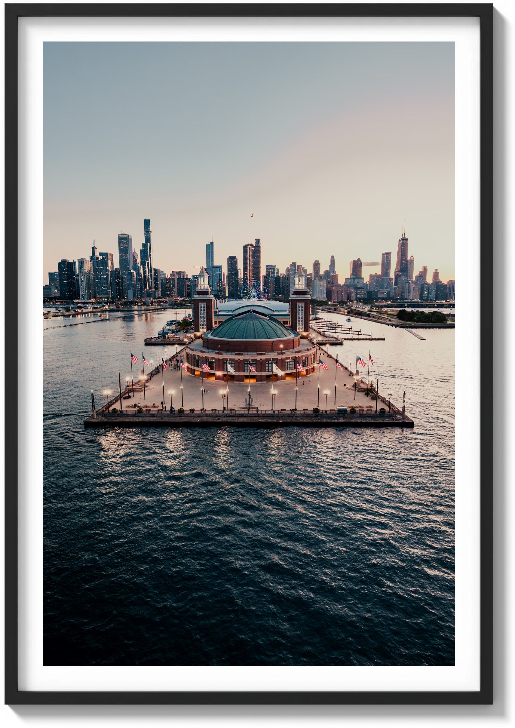 Dusk at the Navy Pier