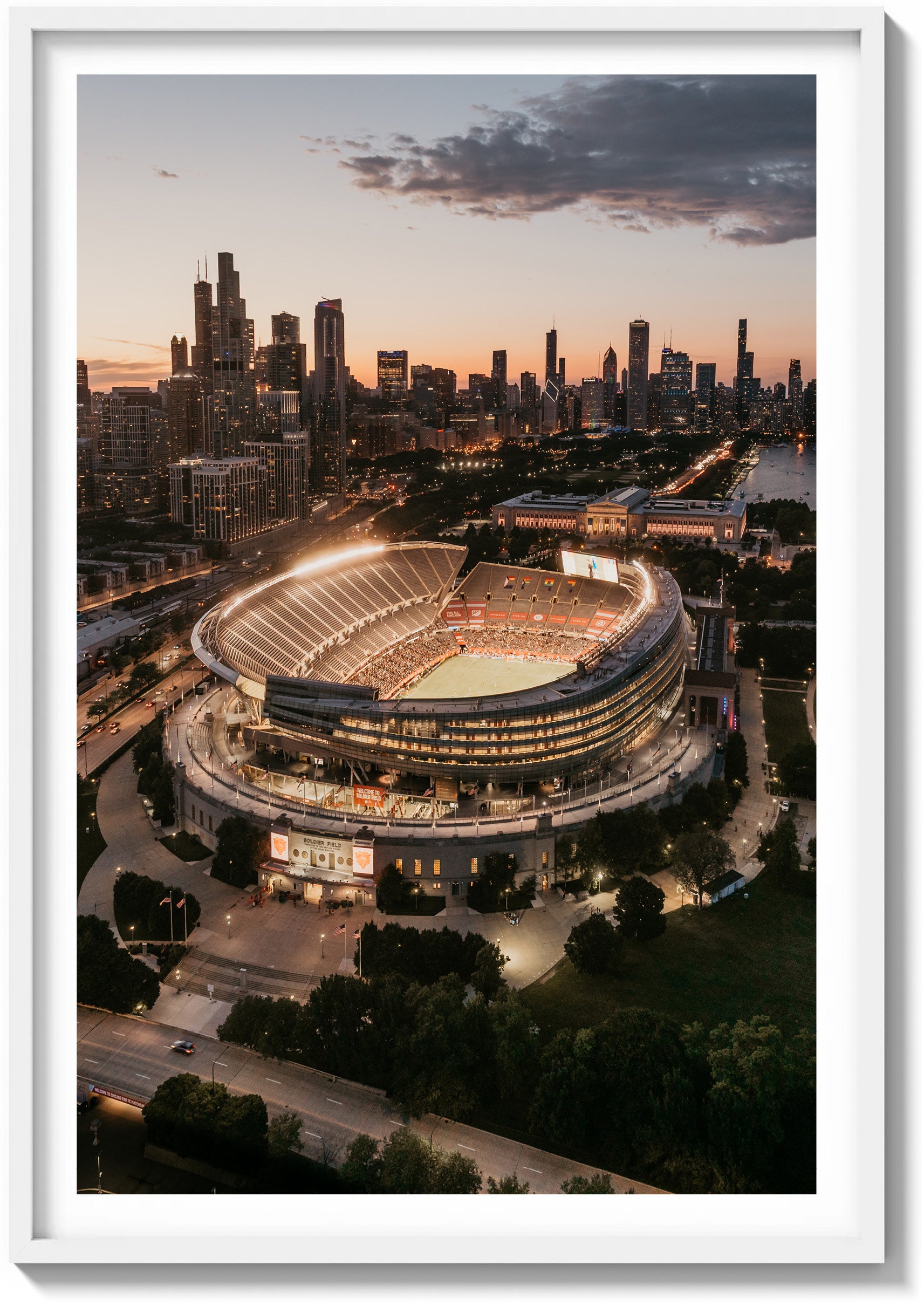 Twilight at Soldier Field