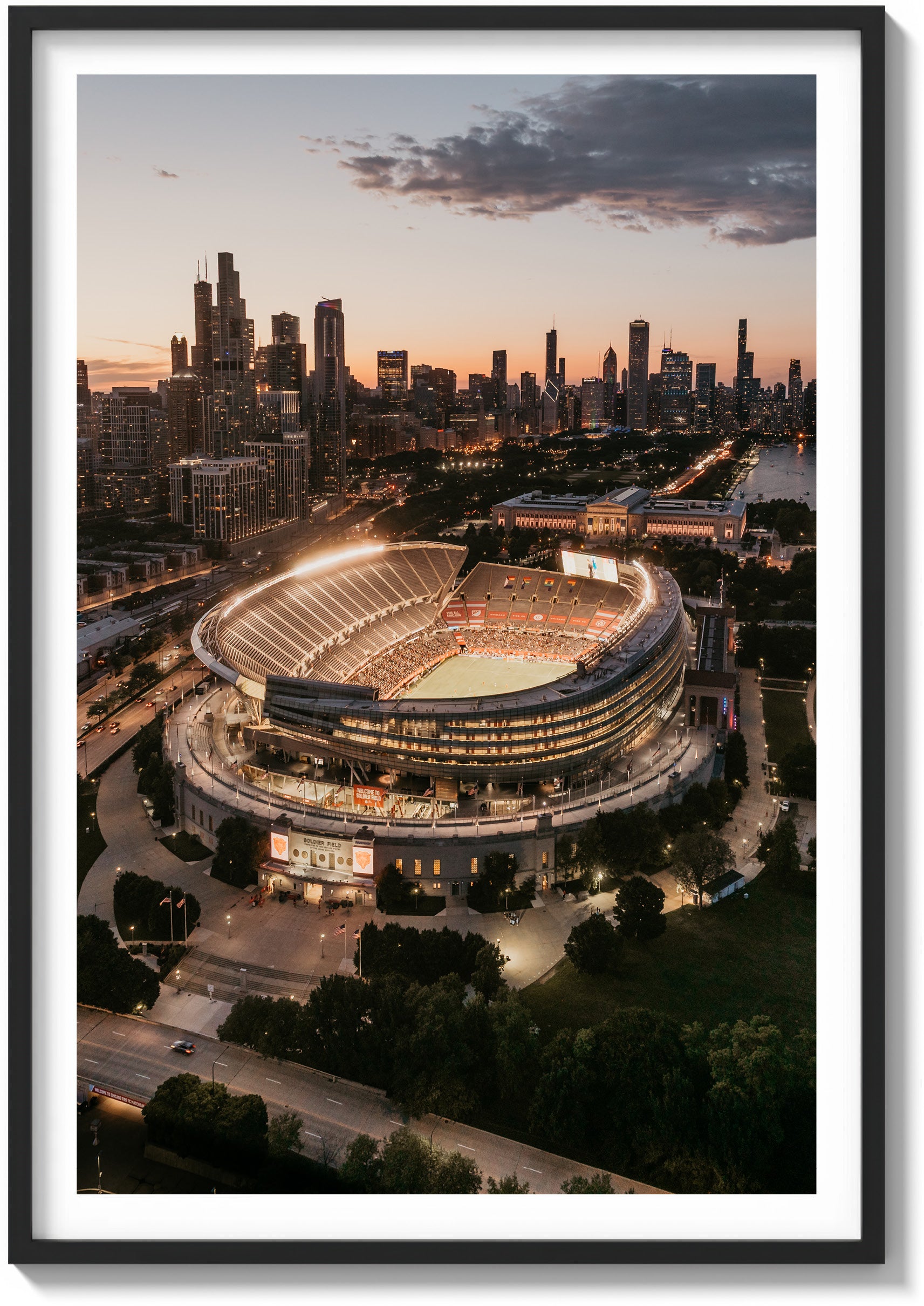 Twilight at Soldier Field