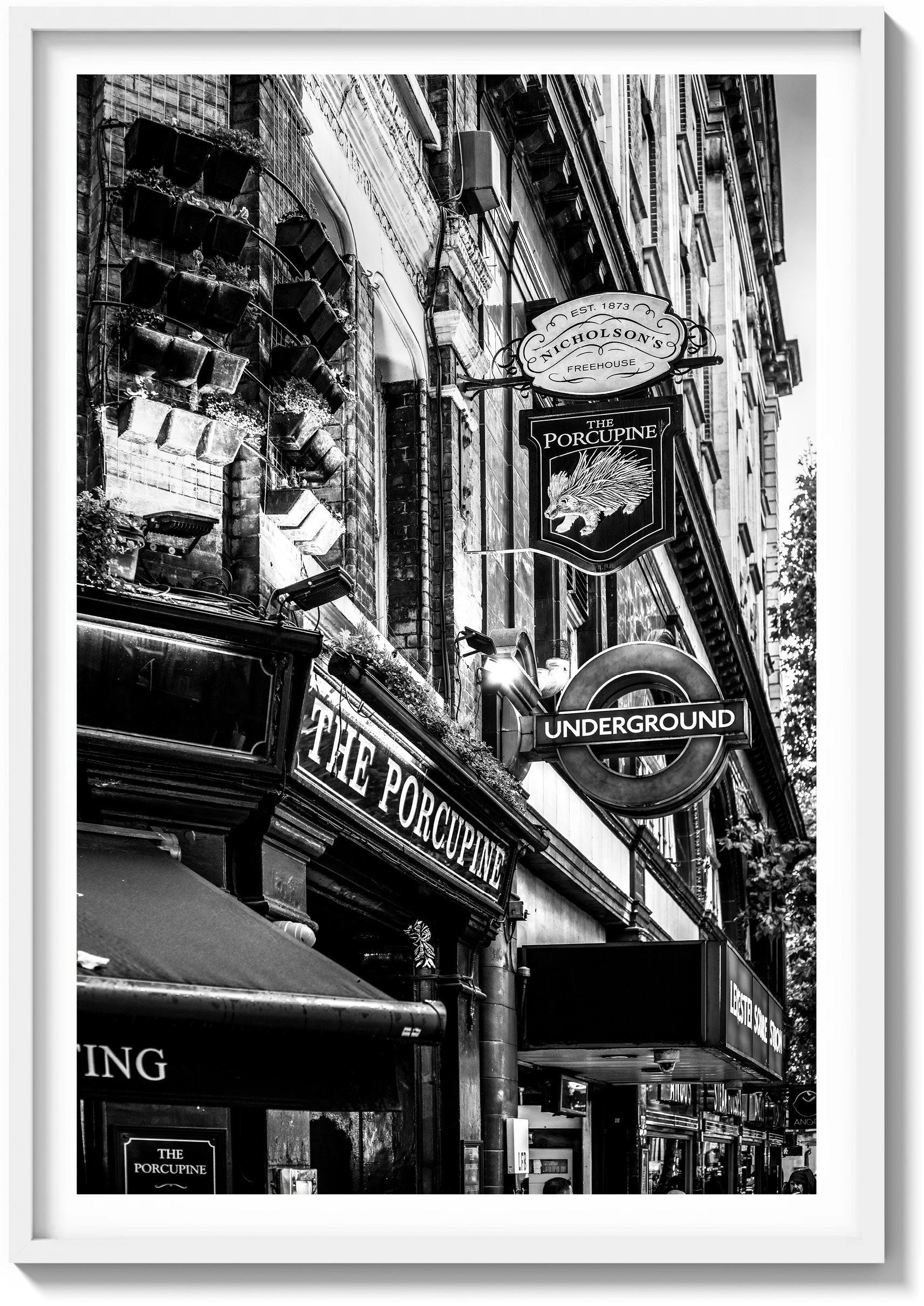 Signage at The Porcupine