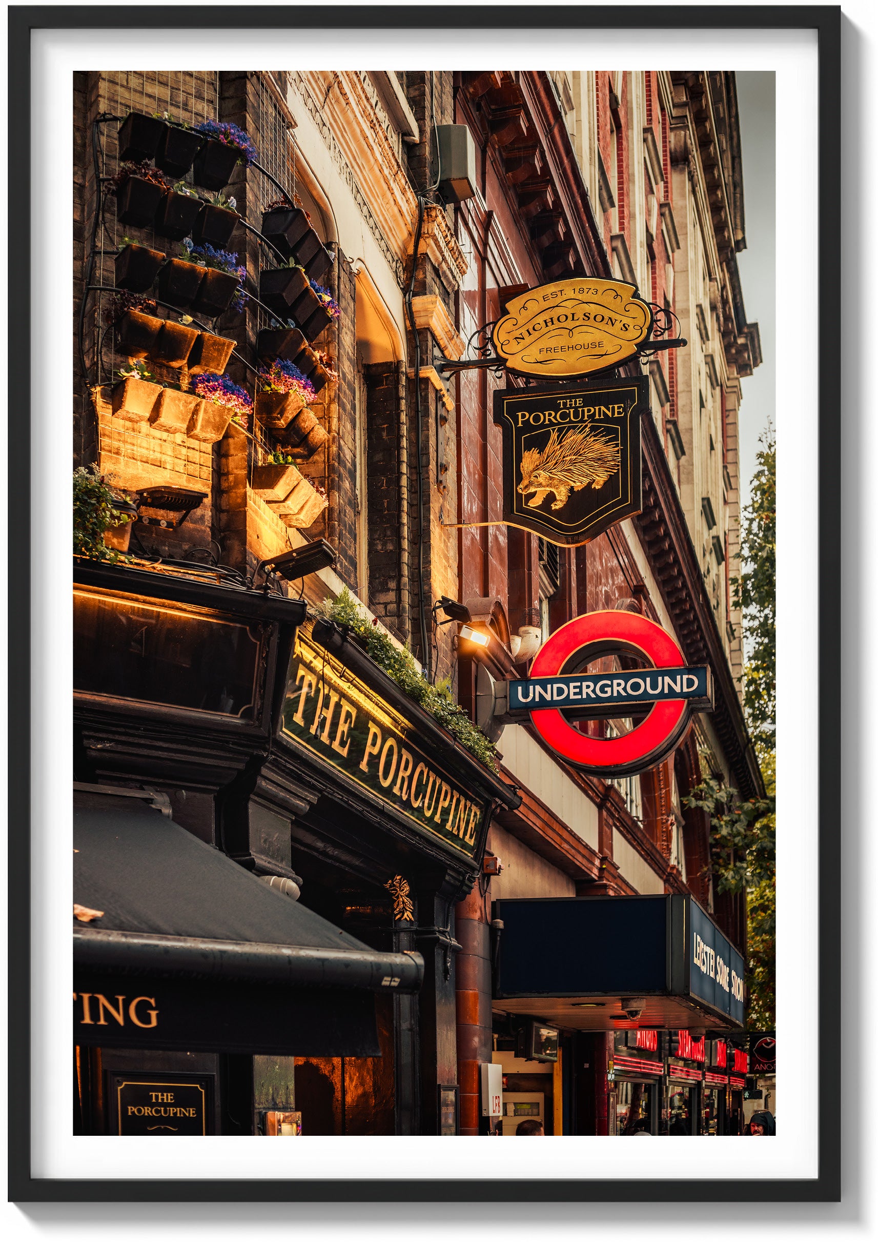 Signage at The Porcupine