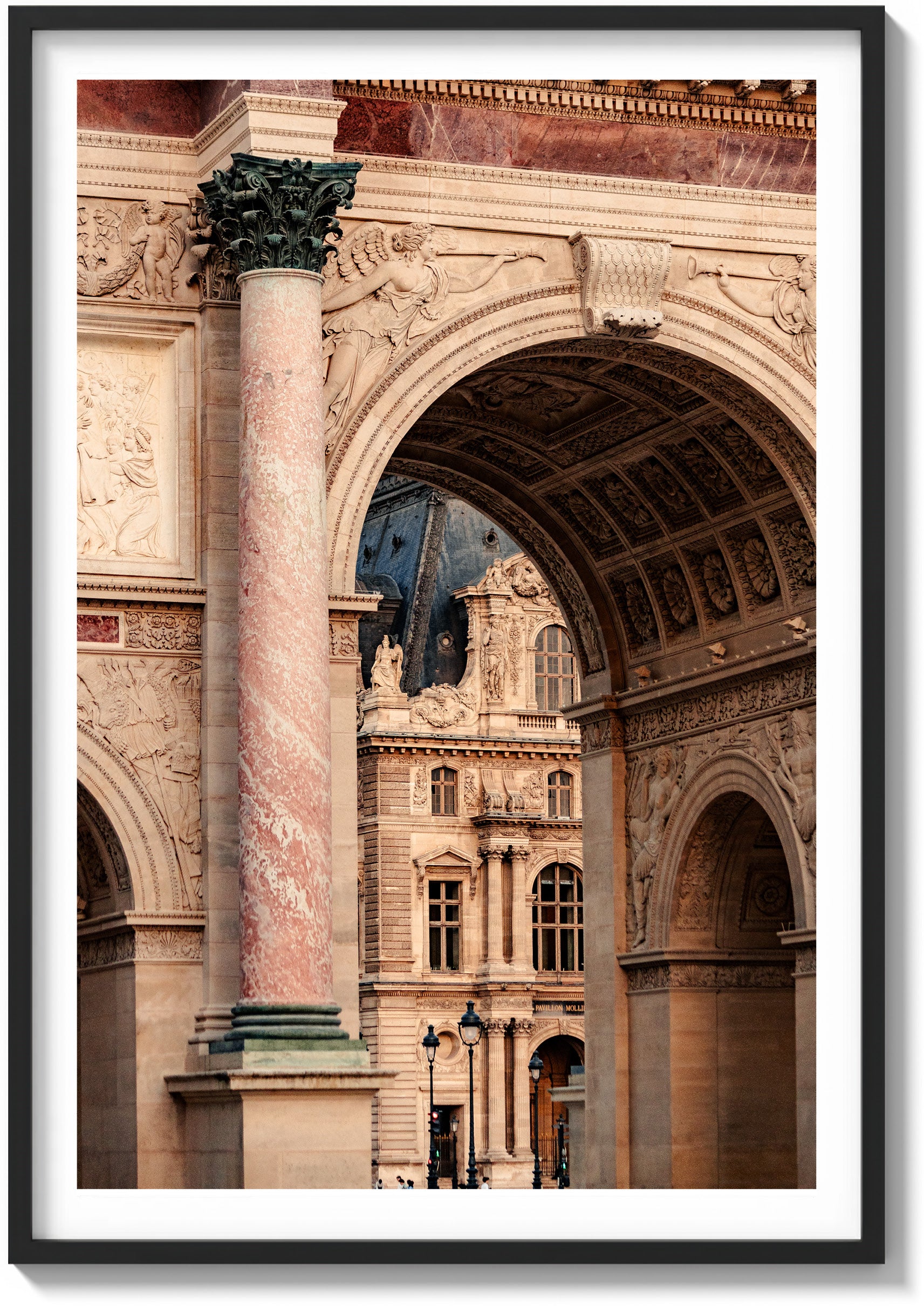 Approaching the Louvre