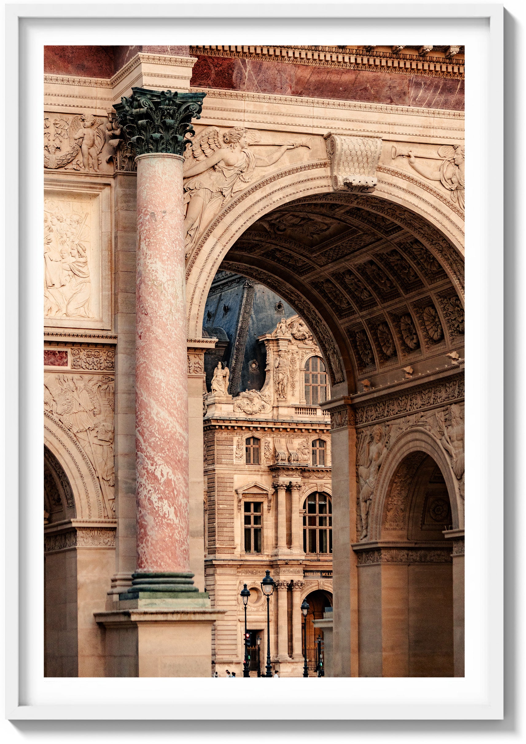Approaching the Louvre