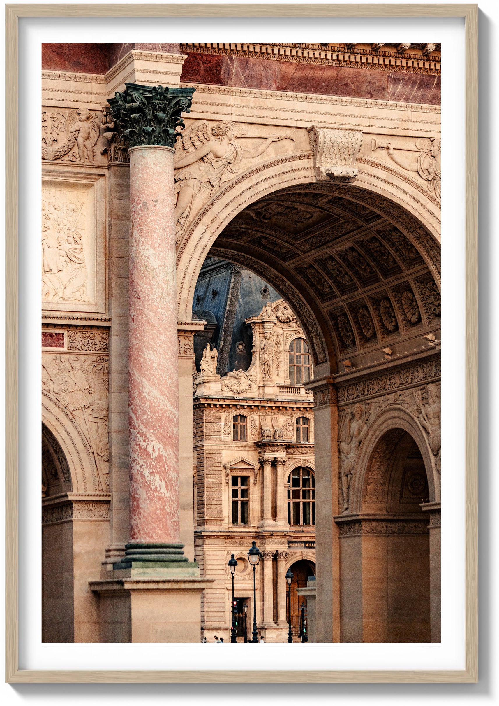 Approaching the Louvre