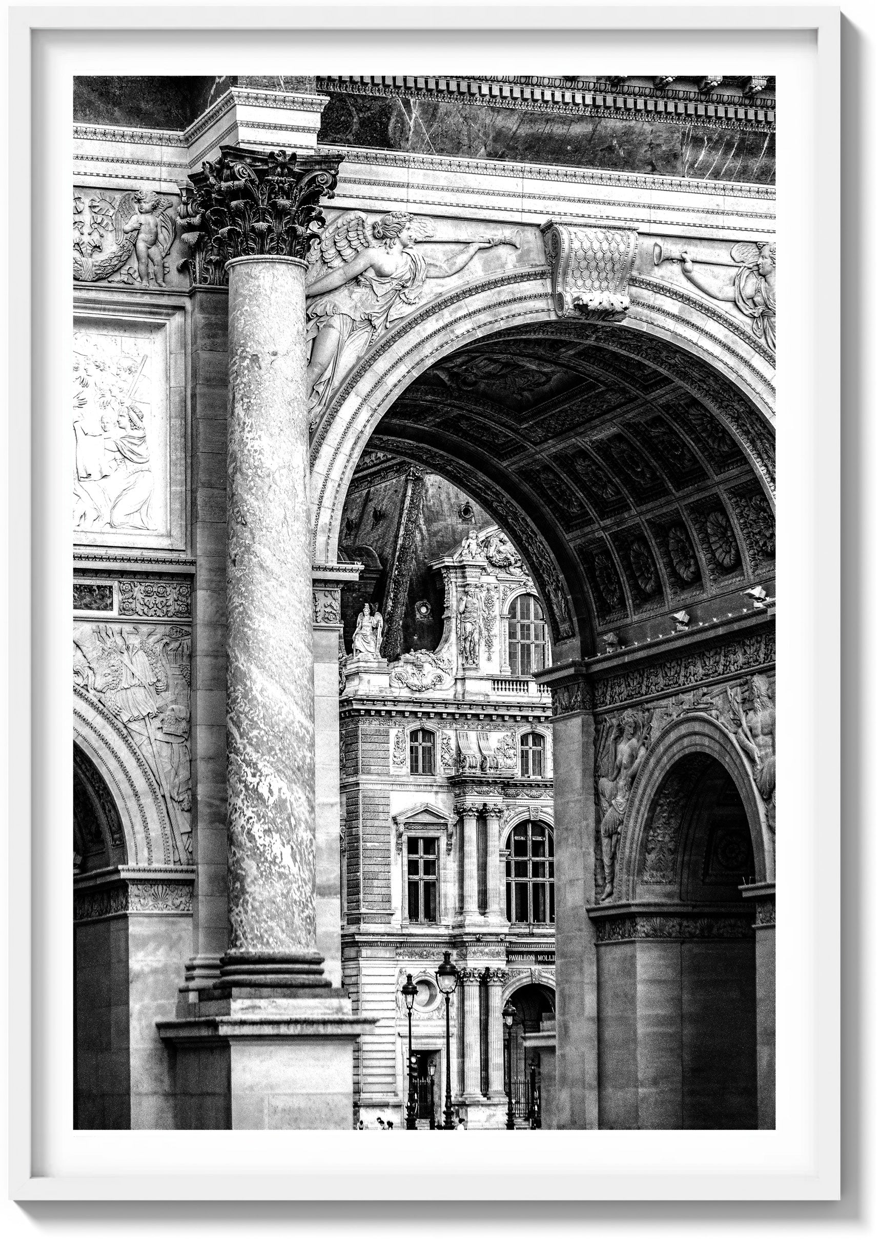 Approaching the Louvre