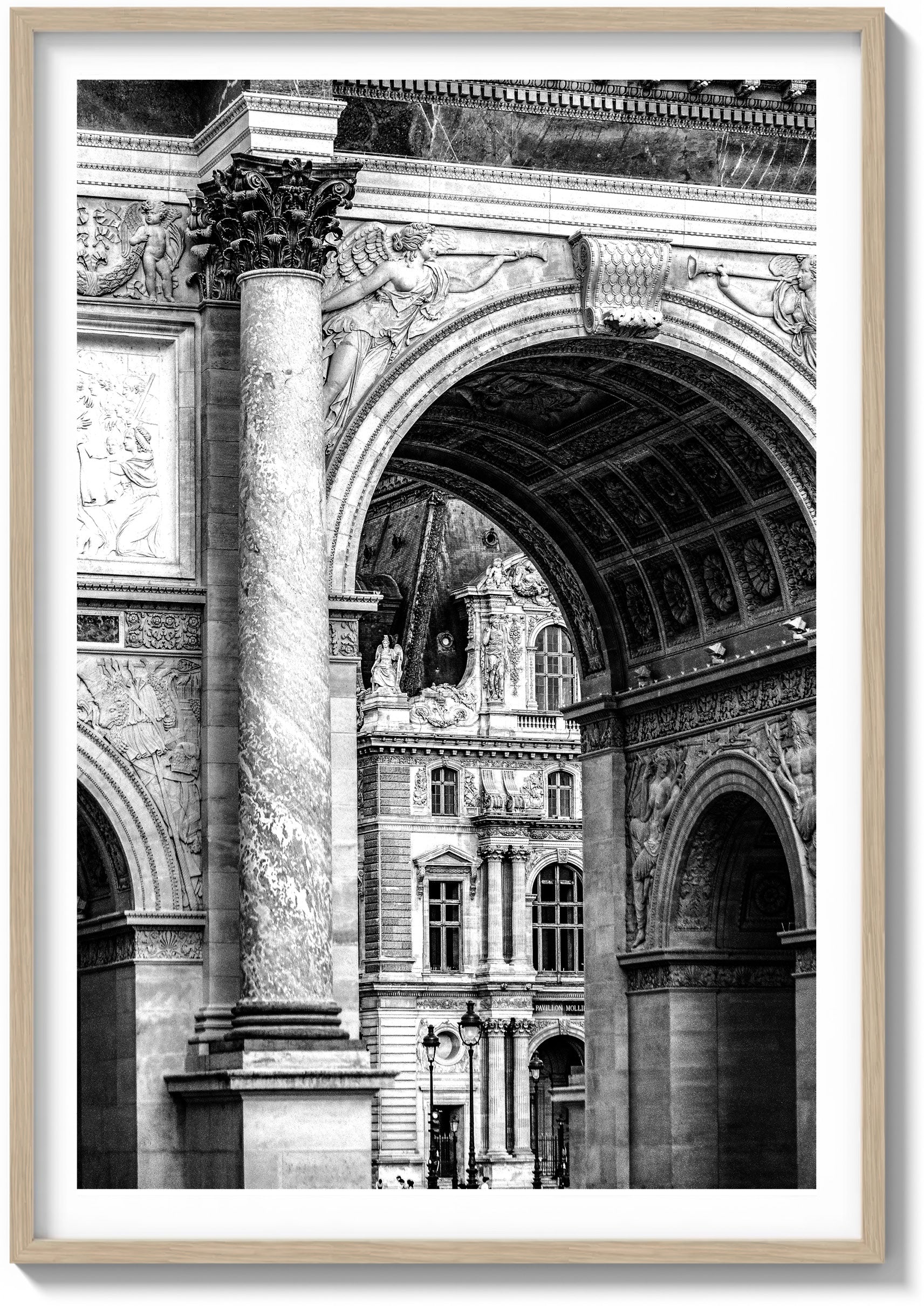 Approaching the Louvre