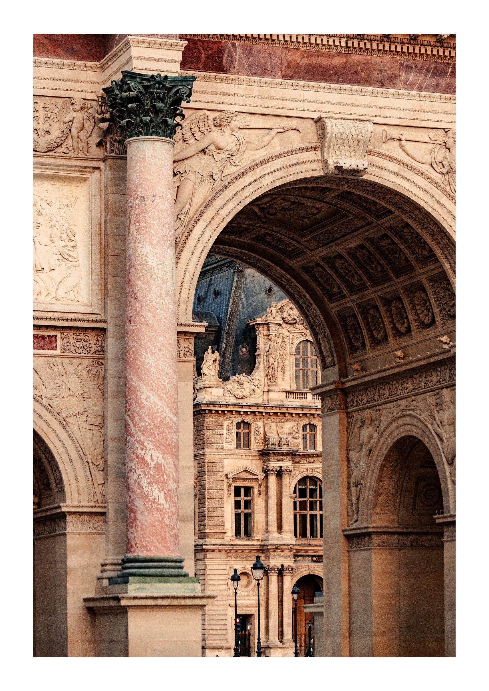 Approaching the Louvre