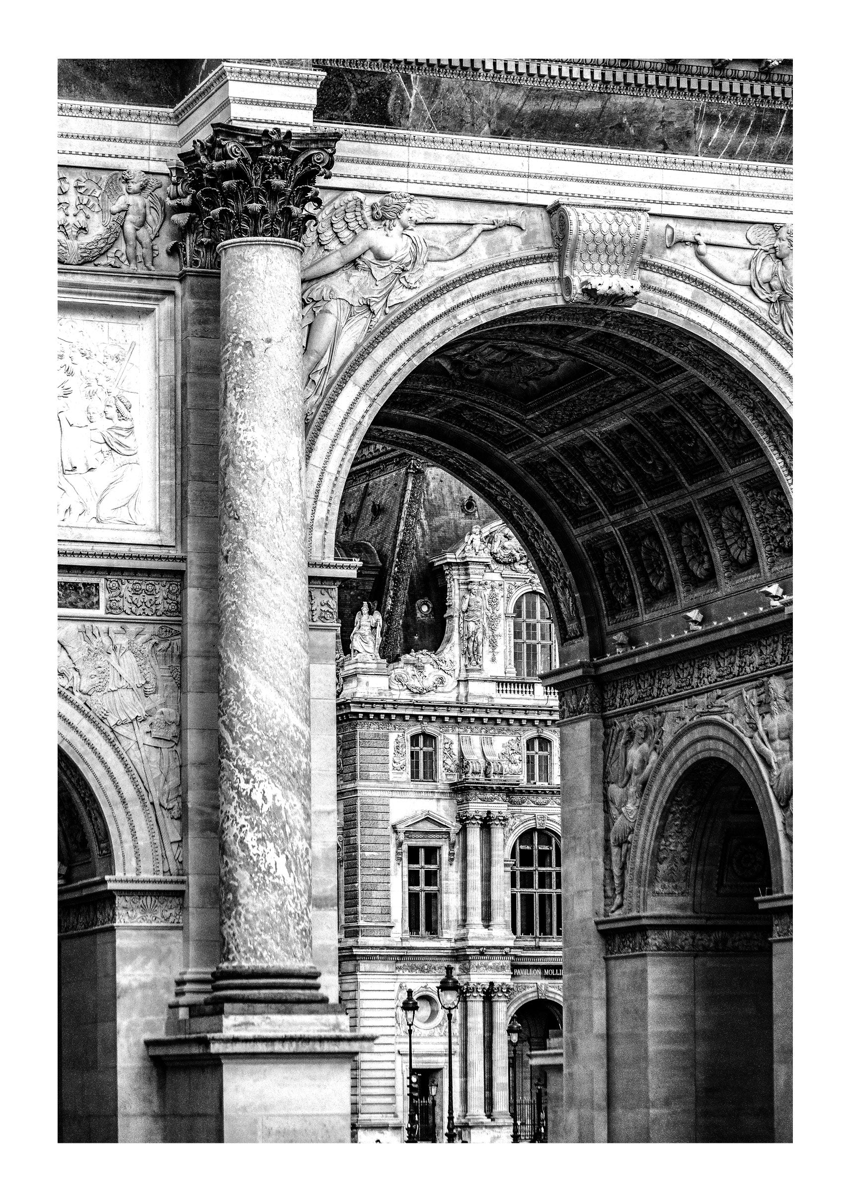 Approaching the Louvre
