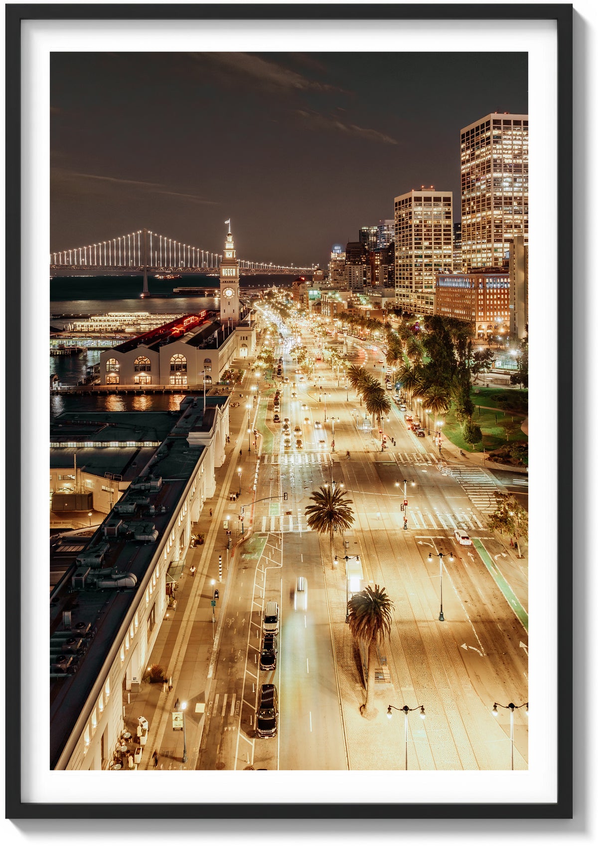 Nightfall at the Ferry Building