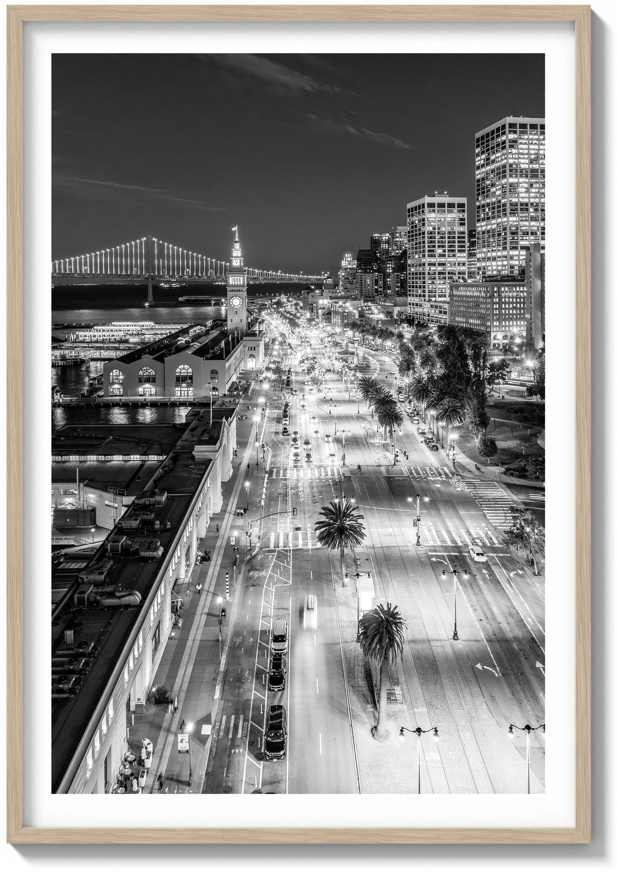 Nightfall at the Ferry Building